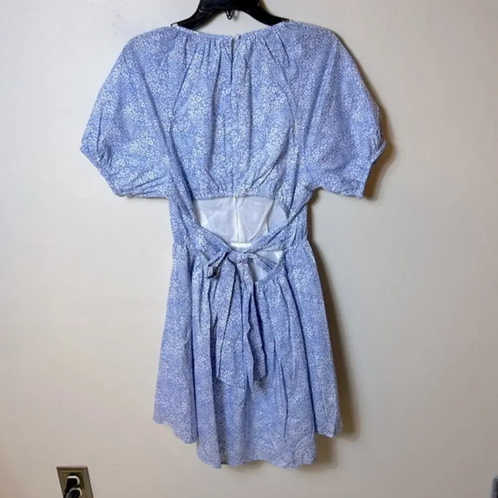 NWT J. Crew X Liberty floral back cut out dress